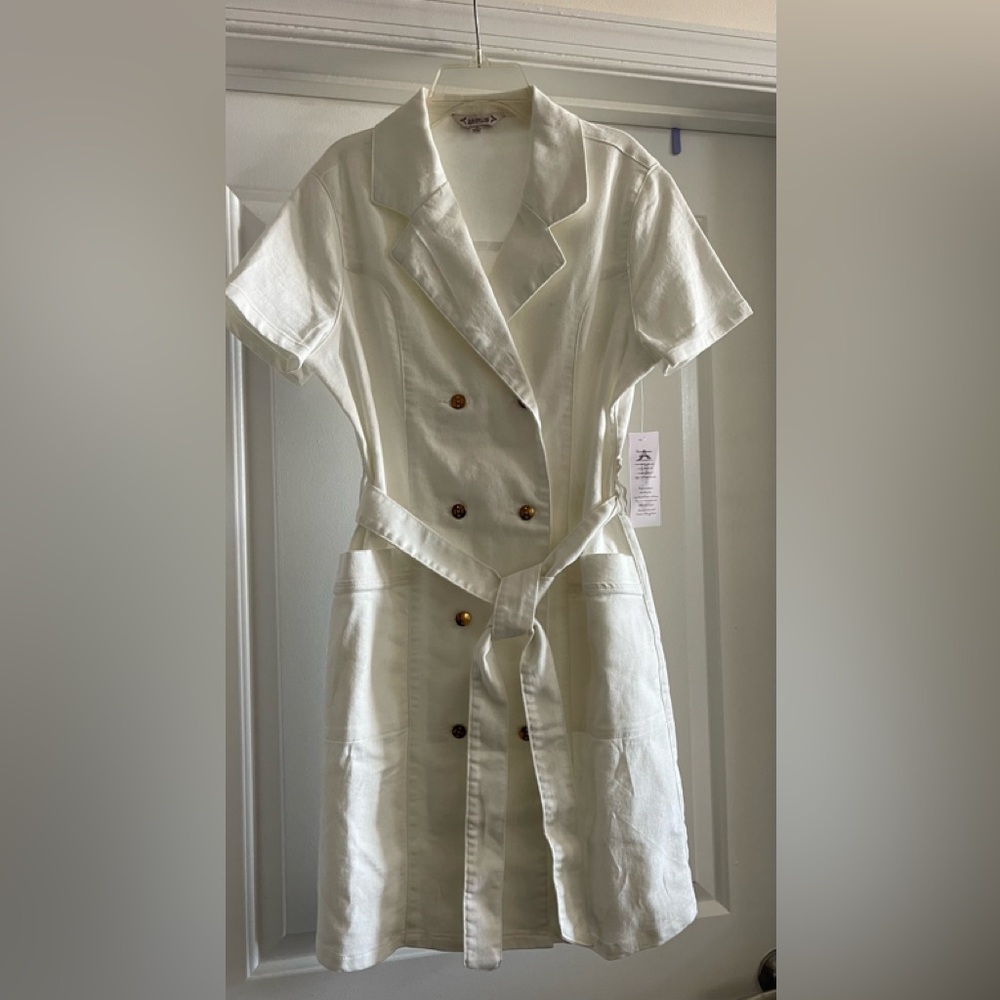 Nanette Lepore Double Breasted Denim Shirtdress